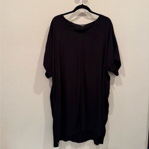 Madewell Black Relaxed Fit T-Shirt Dress